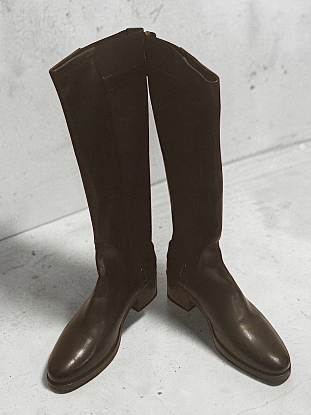 New Never Worn—Genuine Leather Milano knee high boots.